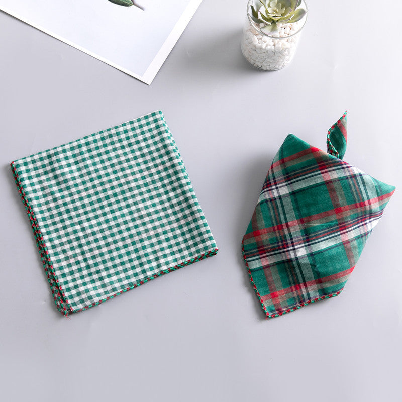 Dog Turban Birthday Gift Water Bib Double-sided Turban