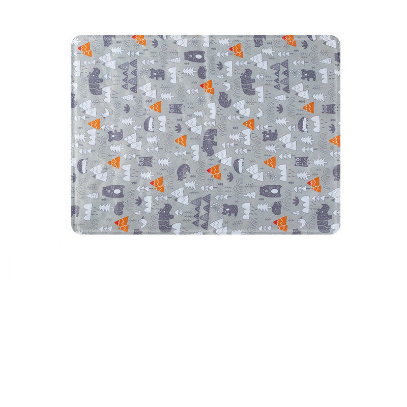 style: C, Size: S - Pet Gel Ice Pad Summer Cooling Cat Mat Mat