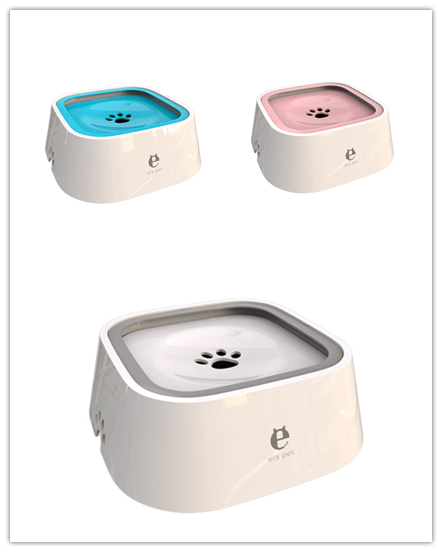 Color: Mix color set14 - Non-wet Mouth Dog Bowl, Floating Bowl, Anti-overturning